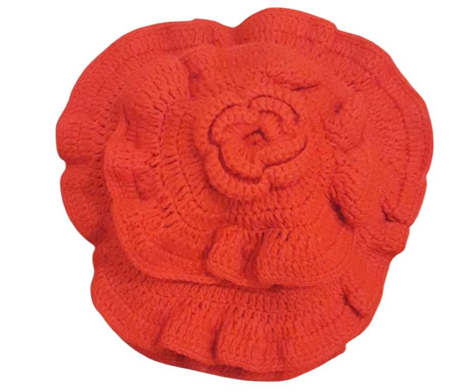 Crochet Flower Cap
